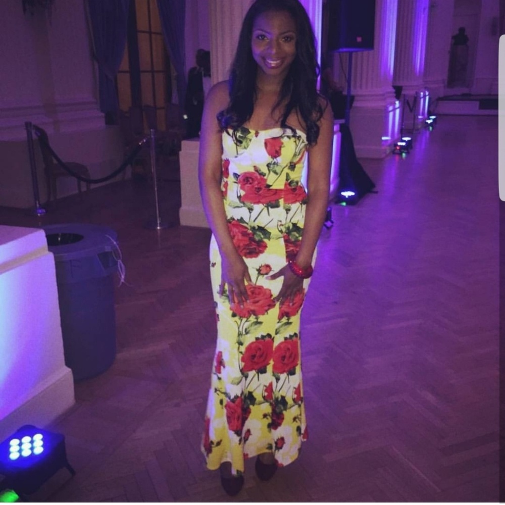 Floral formal gown